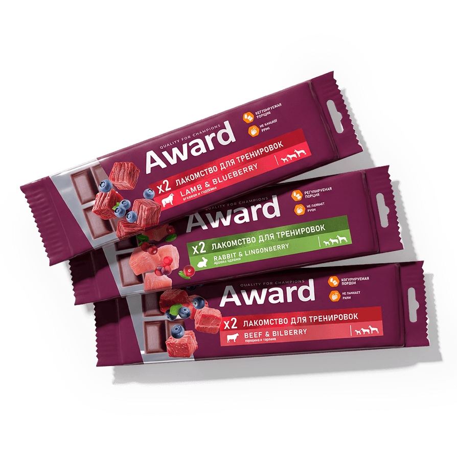 Лакомства для тренировок Award для собак